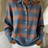 DANIQUE | RETRO-KONTRASTKARO-PULLOVER