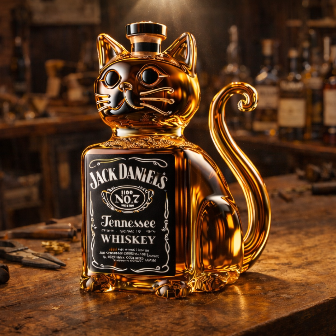 Whisky Decanter - Cat Edition