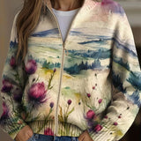 ZELDA | DISTEL-ZIP-CARDIGAN