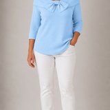 GIANA | SCHLEIFENKRAGEN-PULLOVER