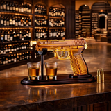Édition Pistolet | Carafe à Whisky avec Verres