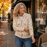 PERSEPHONE | CREME-BLÜTEN-EFEU-CARDIGAN