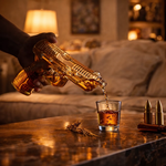 Édition Pistolet | Carafe à Whisky avec Verres