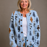SARAH | KATZENMUSTER-CARDIGAN