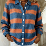 LIVIA | STREIFEN-STRICKCARDIGAN