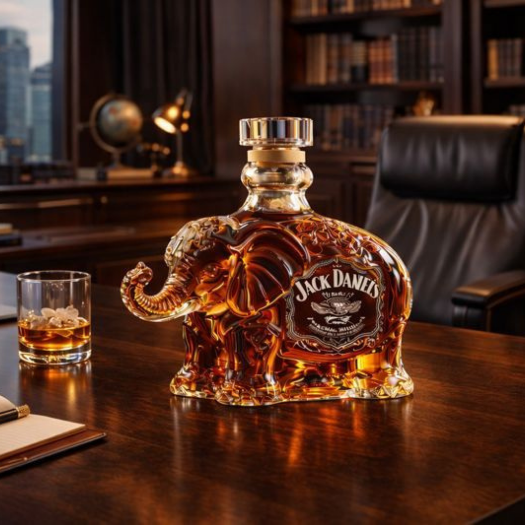 Jack Daniel's Whiskey Bottle - Elephant Edition