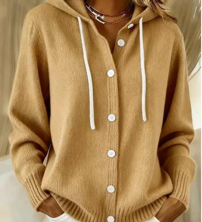 BELLA | KAPUZEN-STRICKCARDIGAN