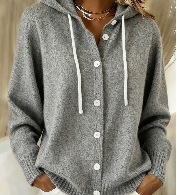 BELLA | KAPUZEN-STRICKCARDIGAN