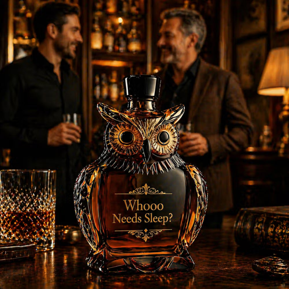 Édition Hibou Personnalisée XL | Carafe à Whisky