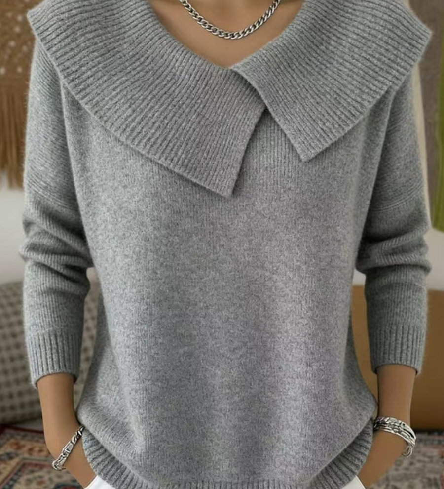YARELI | OVERSIZE-GROSSKRAGENPULLOVER