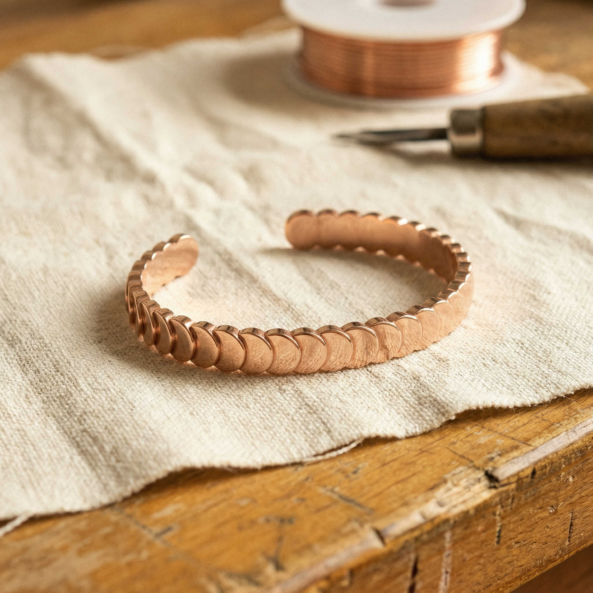 BRACELET EN CUIVRE TIDE