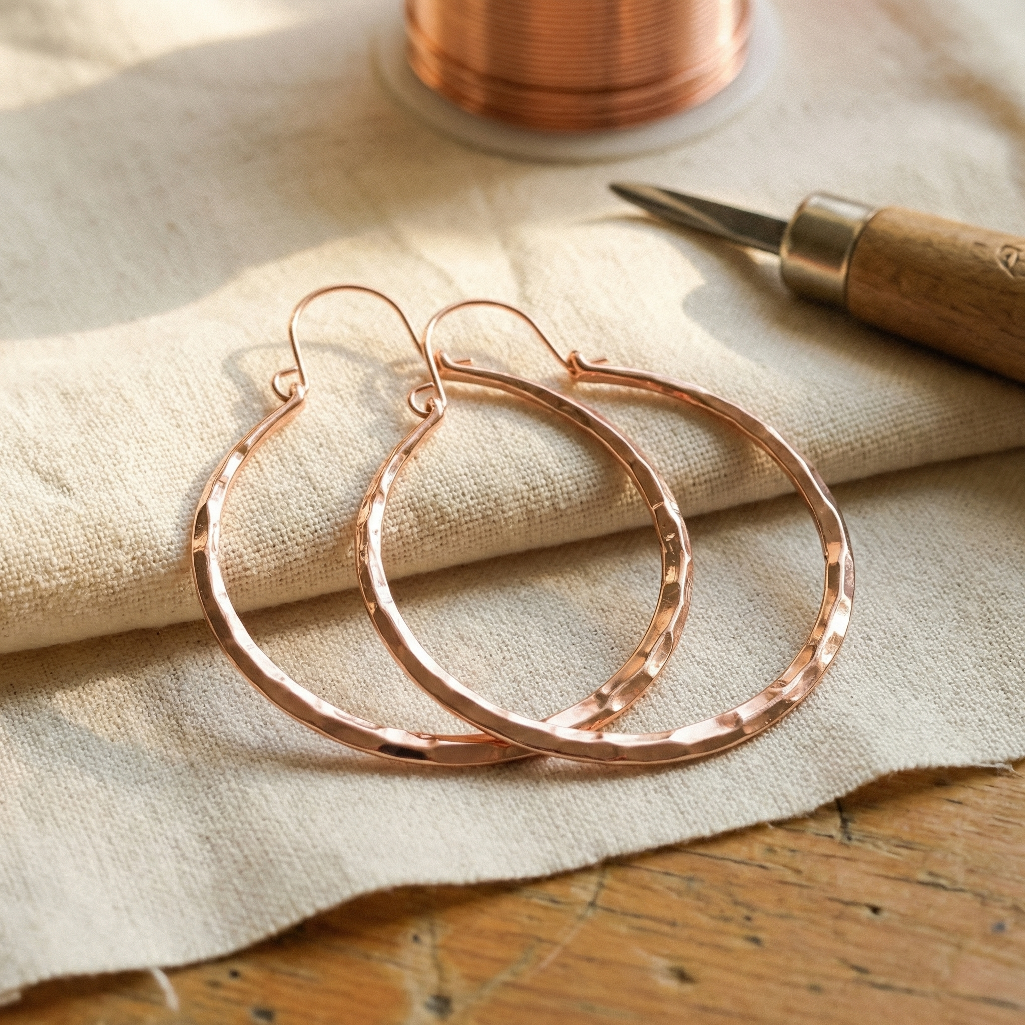 BOUCLES D'OREILLES EN CUIVRE WILLOW