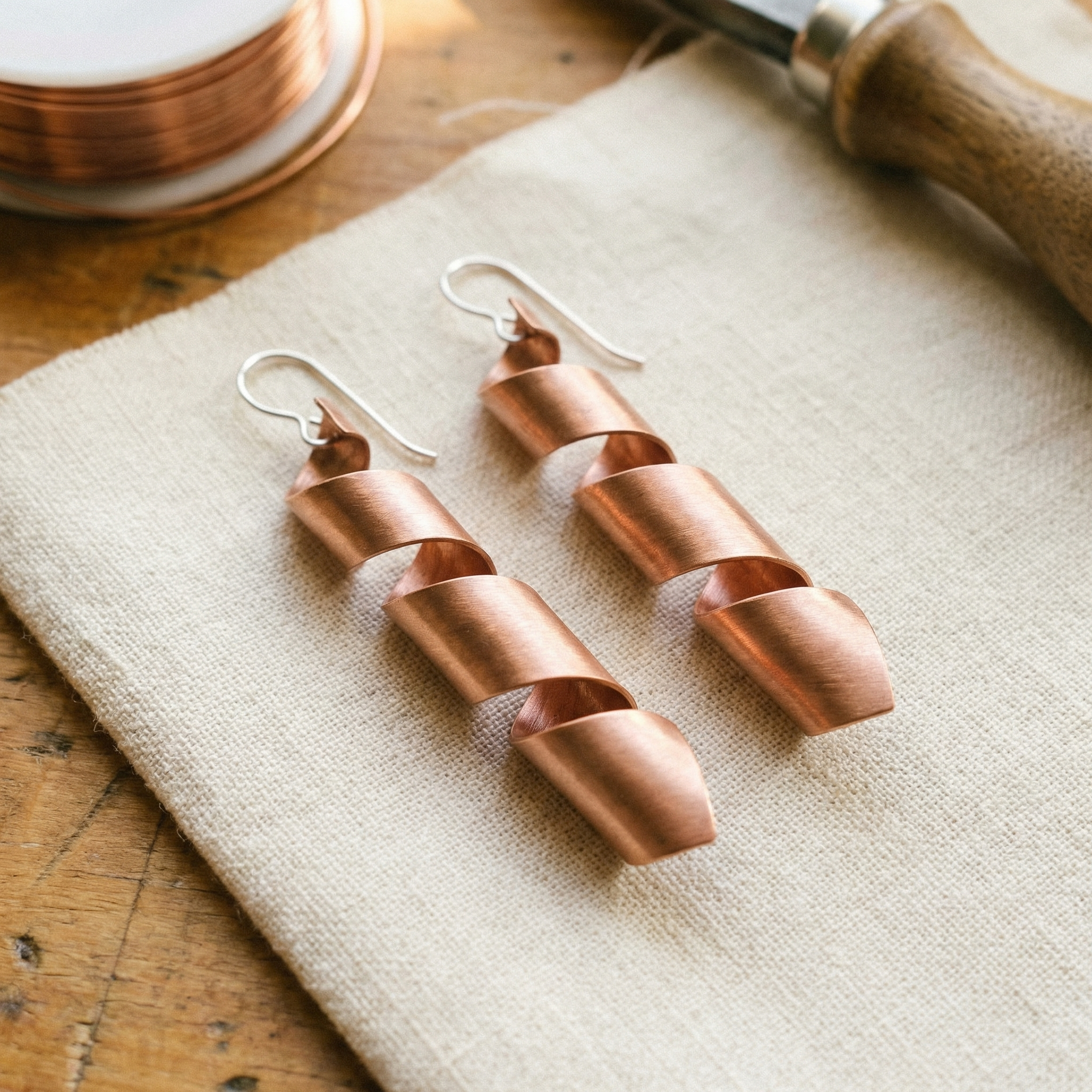 BOUCLES D'OREILLES EN CUIVRE DUSK
