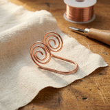 SPIRALE DE MAIN EN CUIVRE