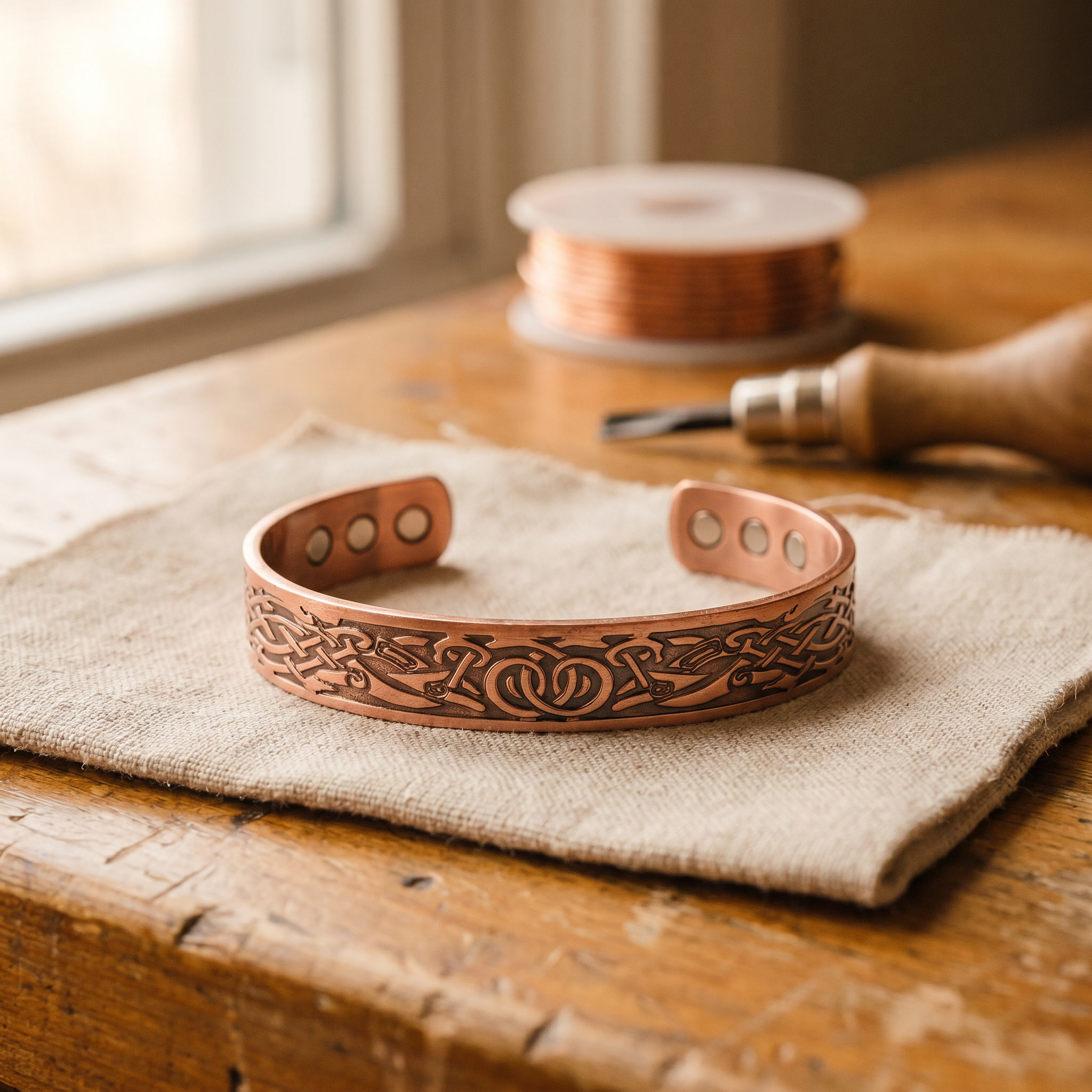BRACELET EN CUIVRE MOSS