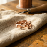 BAGUE EN CUIVRE SILT