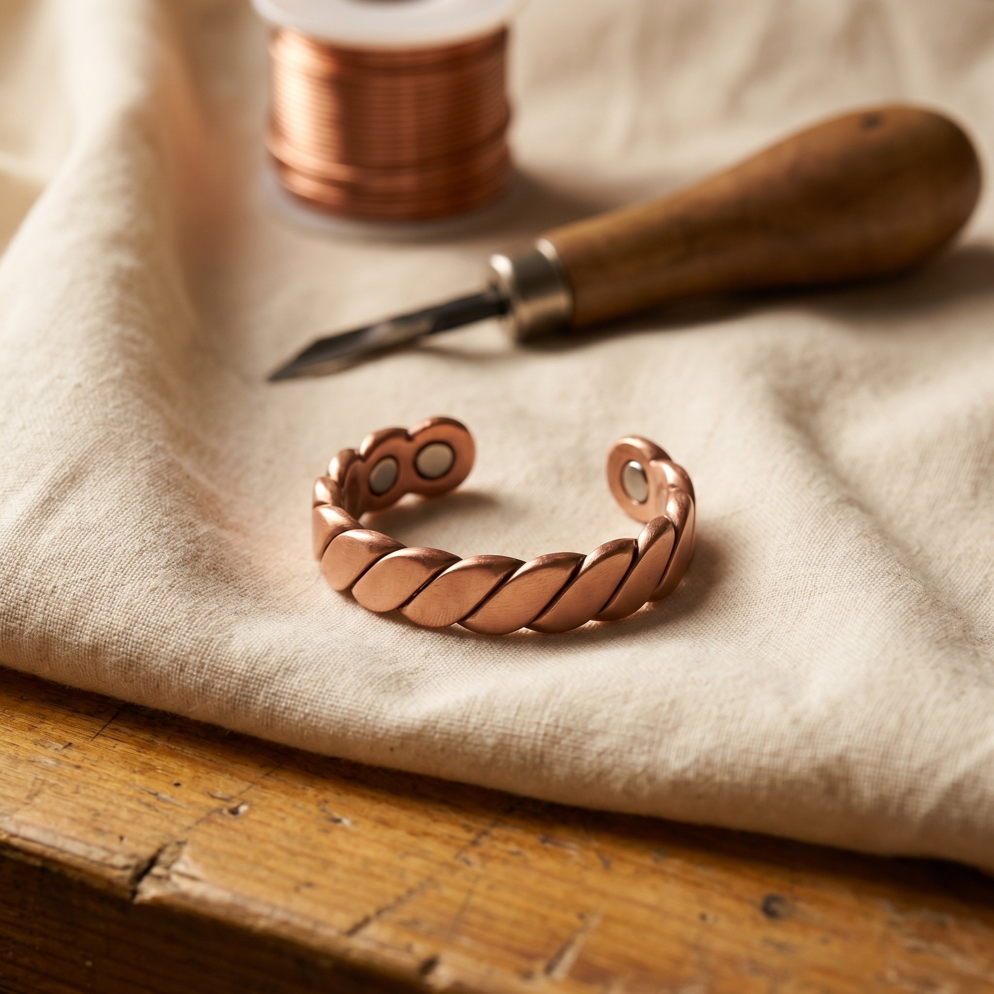 BAGUE EN CUIVRE KNAP