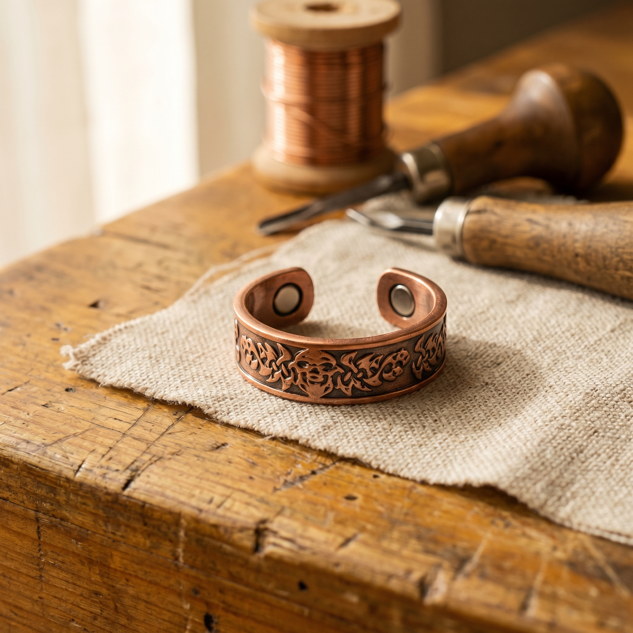 BAGUE EN CUIVRE CLAG
