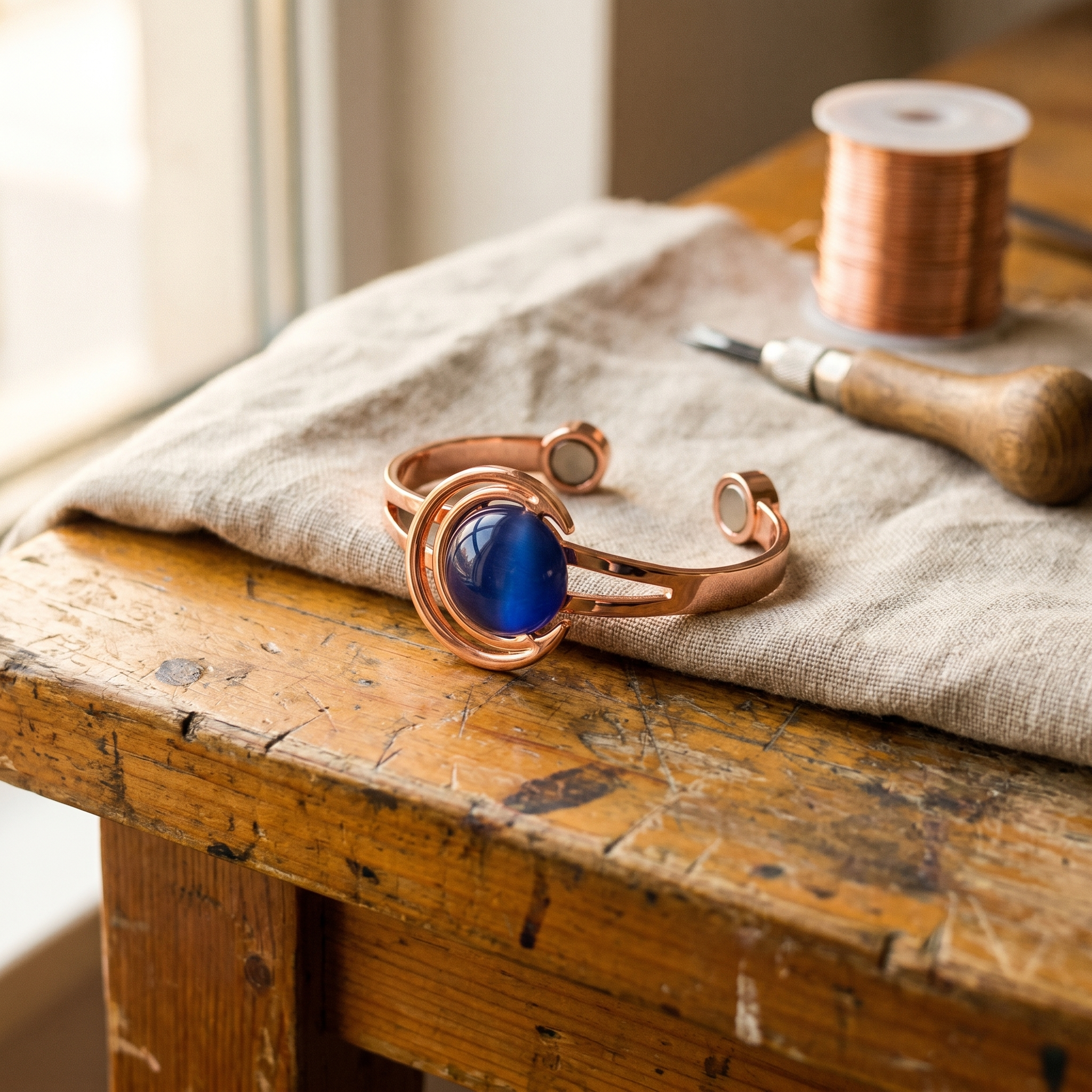 BRACELET EN CUIVRE SPHÈRE