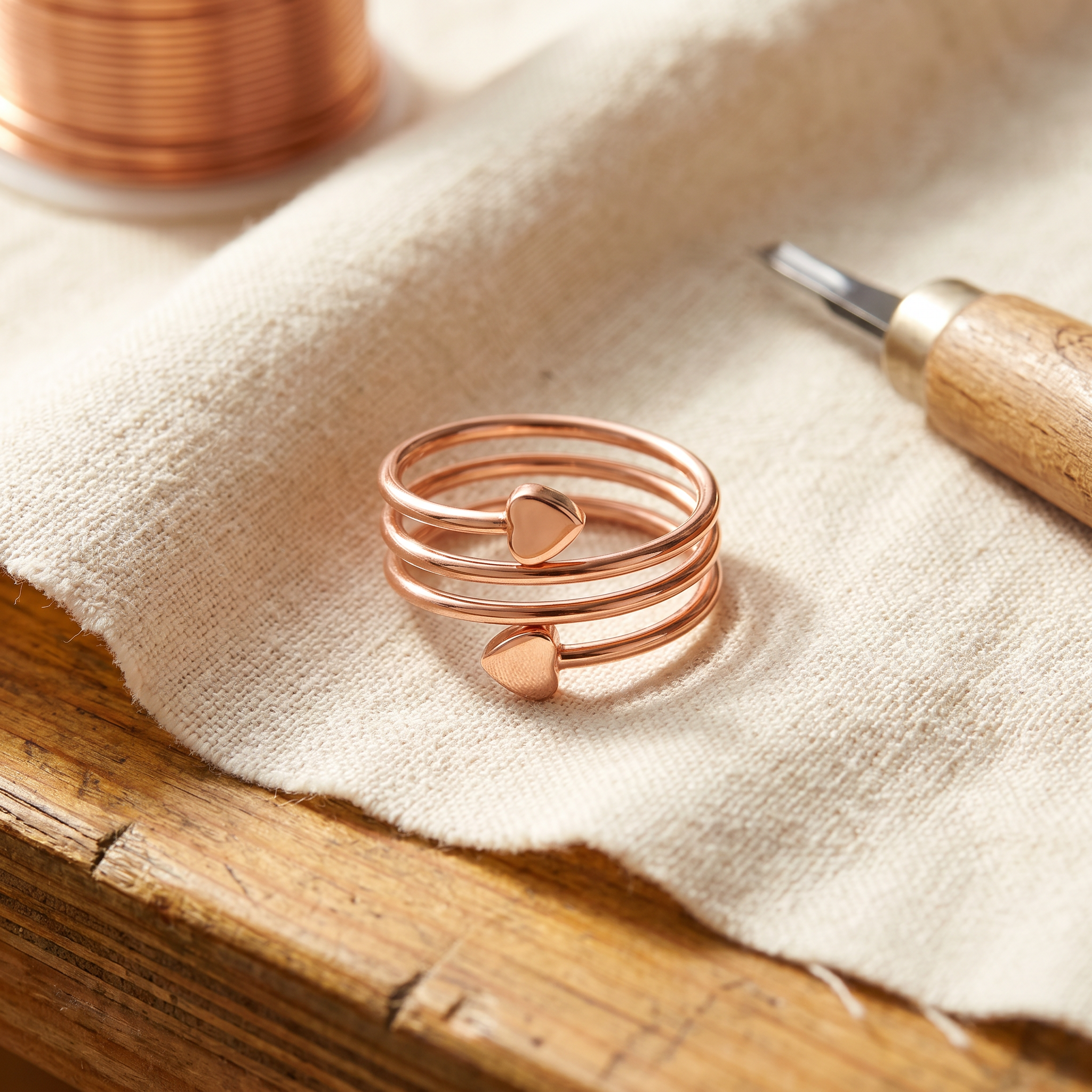 BAGUE EN CUIVRE HAVEN