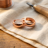 BOUCLES D'OREILLES EN CUIVRE DELL