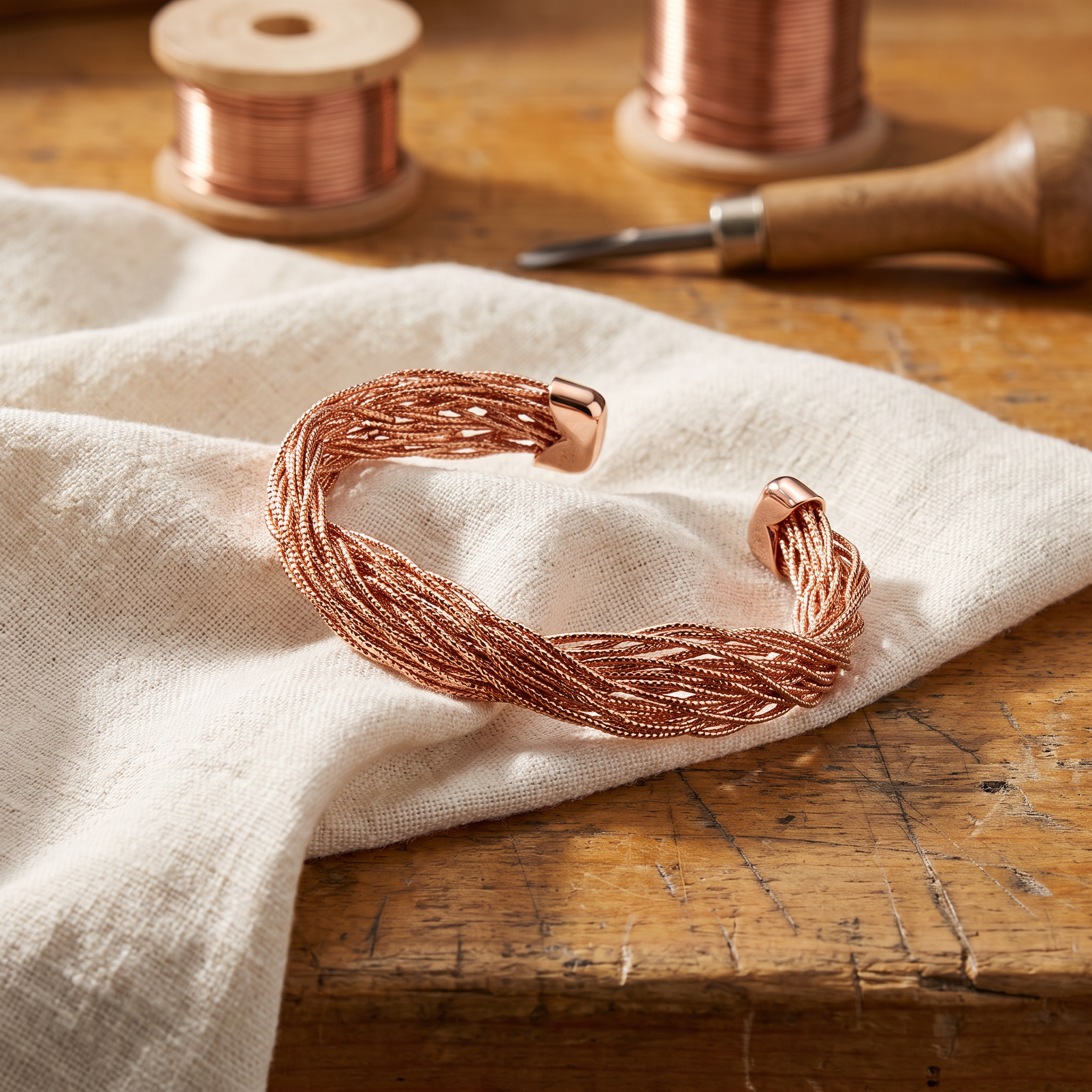 BRACELET EN CUIVRE FINCH
