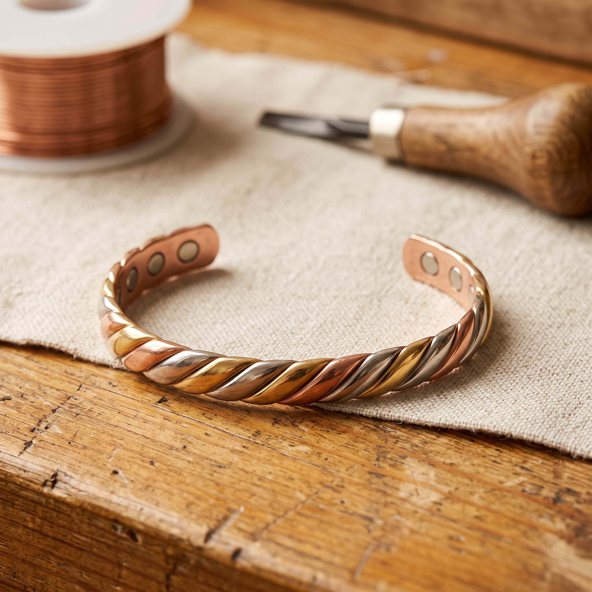 BRACELET EN CUIVRE BOG