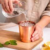 GESTREIFTER KUPFER-BECHER
