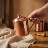 GEHÄMMERTE KUPFER-TASSE