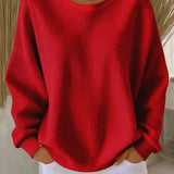 SCARLET | STRUKTUR-STRICKPULLOVER