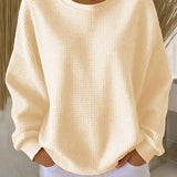 SCARLET | STRUKTUR-STRICKPULLOVER