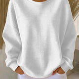 SCARLET | STRUKTUR-STRICKPULLOVER