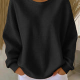 SCARLET | STRUKTUR-STRICKPULLOVER