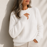 Milana™ | FLAUSCHIGER PULLOVER IN UNIFARBE FÜR DAMEN