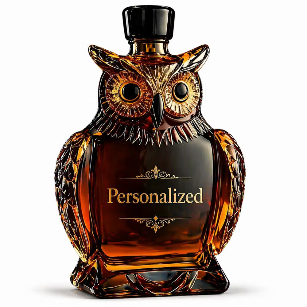 Édition Hibou Personnalisée XL | Carafe à Whisky