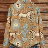 PERPETUA | WÜSTENPFERD-ZIP-CARDIGAN