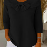 GIANA | SCHLEIFENKRAGEN-PULLOVER