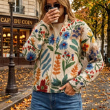 TABITHA | BOTANIK-GARTEN-ZIP-CARDIGAN