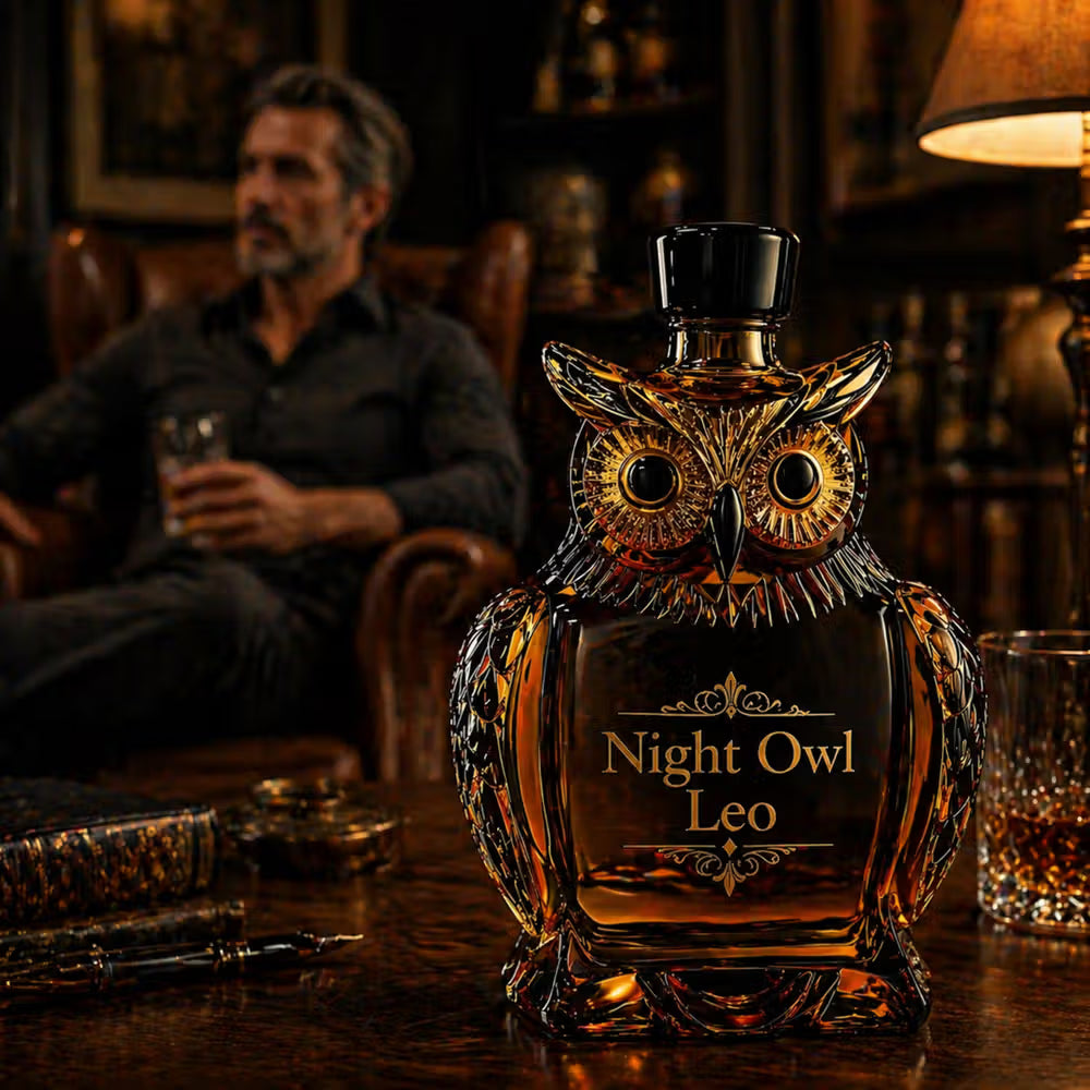Édition Hibou Personnalisée | Carafe à Whisky