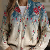 ZILLAH | PFAUENFEDER-CARDIGAN